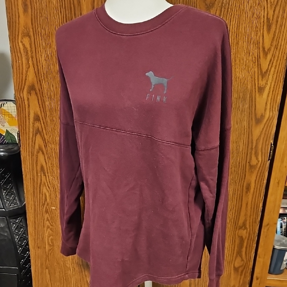 PINK Victoria's Secret Maroon Sweatshirt